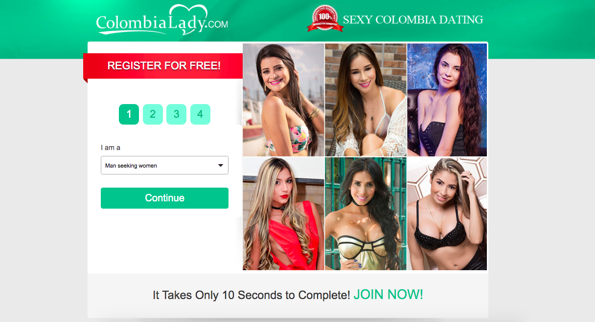 main page ColombiaLady